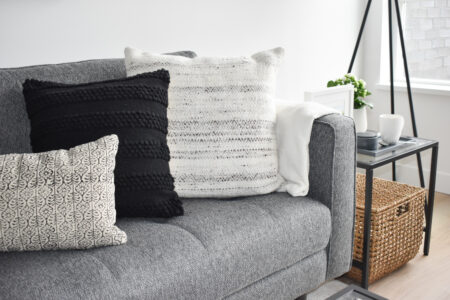 lumbar_textured_pattern_black_square_pillow_neutral_woven_concrete_plant_pot_nature_tray_box_lid